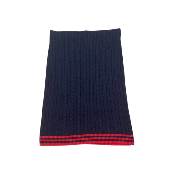 Lauren Ralph Lauren Navy Cable Knit Maxi Skirt (NWT) - Picture 2 of 6